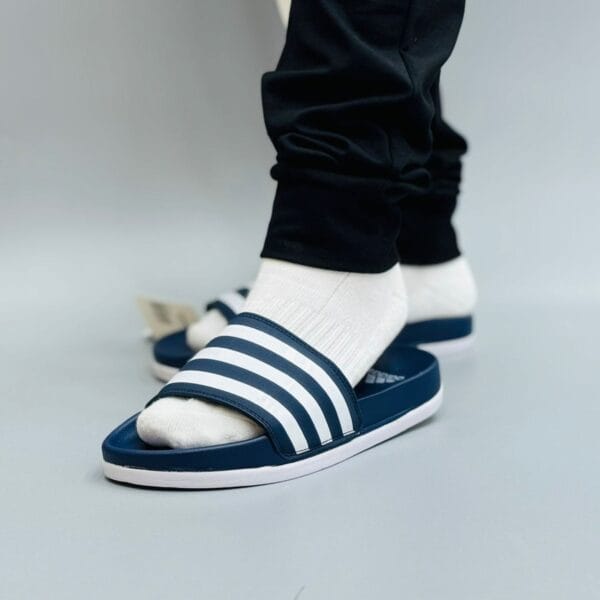 Adidas Adilette 3 Stipe Blue Slides