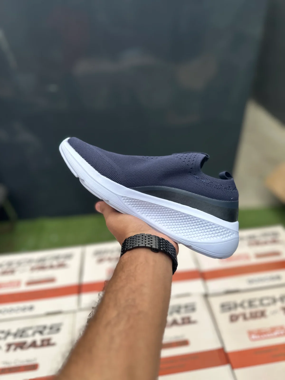 Skechers Ultra Go Blue - Image 3