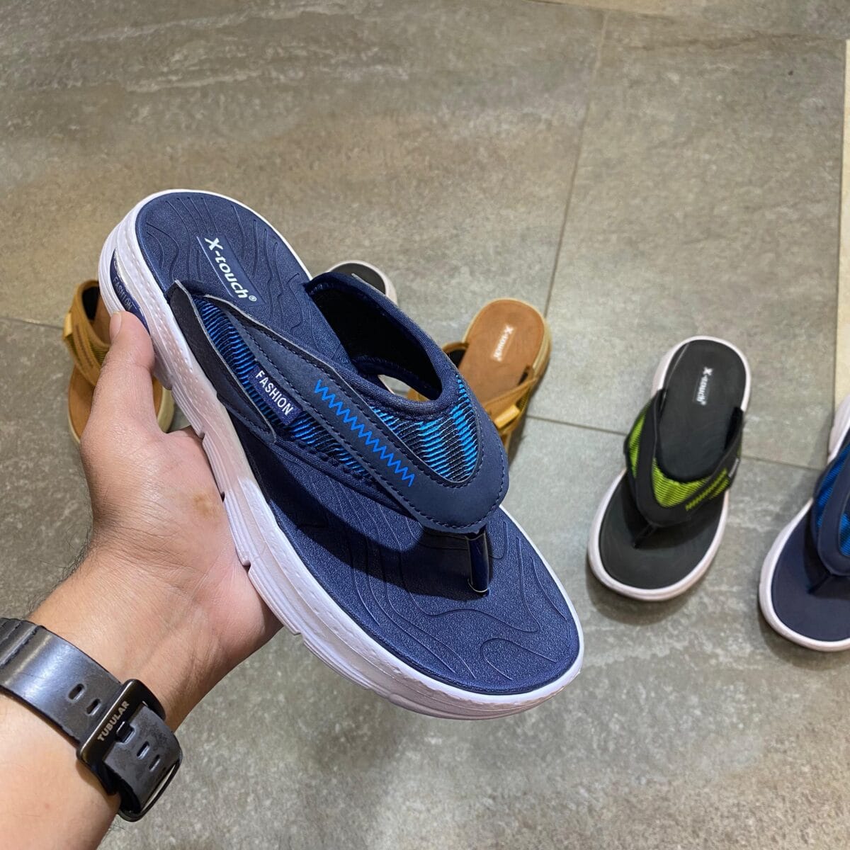 XTouch Comfortable Blue Slippers