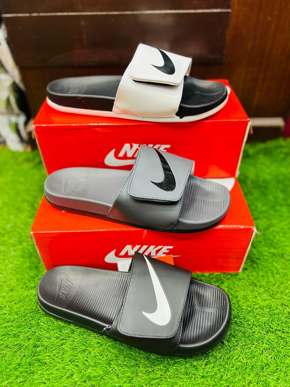 Nk Turbo with Strap Black Slides - Image 2