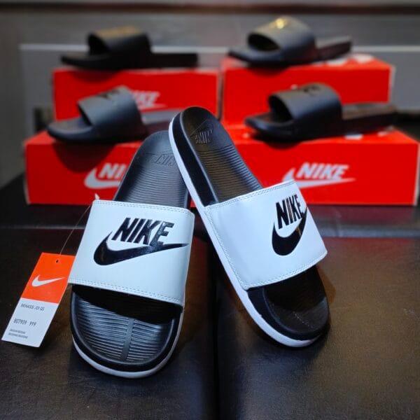 Nk Turbo White Slides