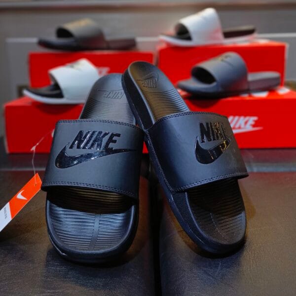Nk Turbo Black Slides