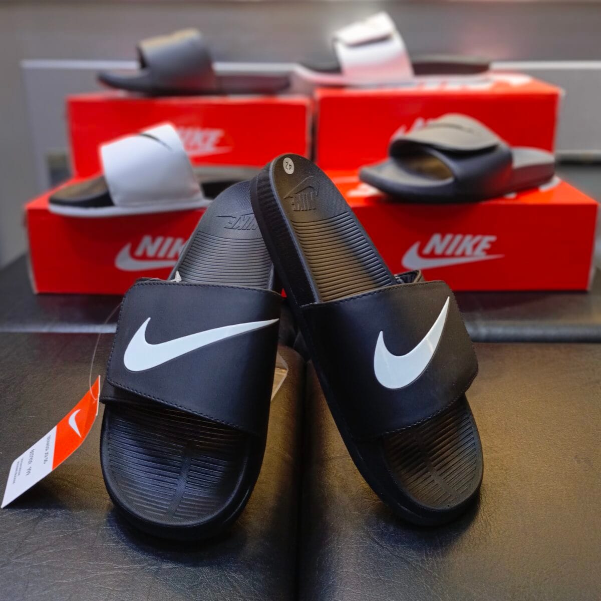 Nk Turbo with Strap Black Slides
