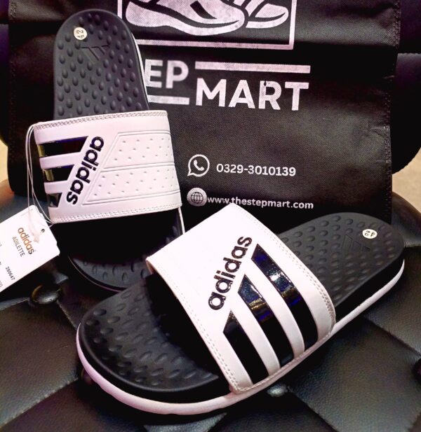 Alternative view of Adidas CloudWalk White Slides