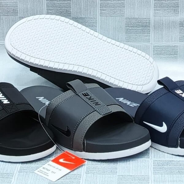 Alternative view of NK FeatherLite Cushioned Black Slides