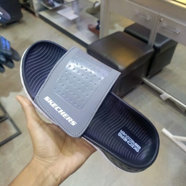 SK HyperFoam Comfort Thick Gray Slides
