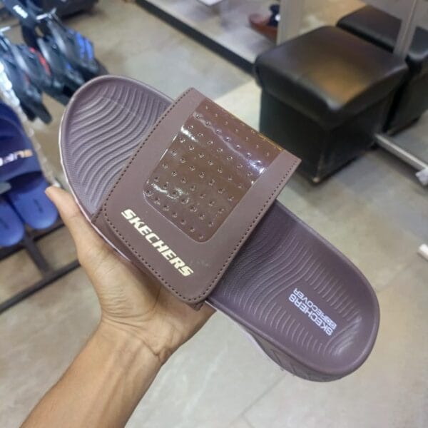 SK HyperFoam Comfort Thick Brown Slides