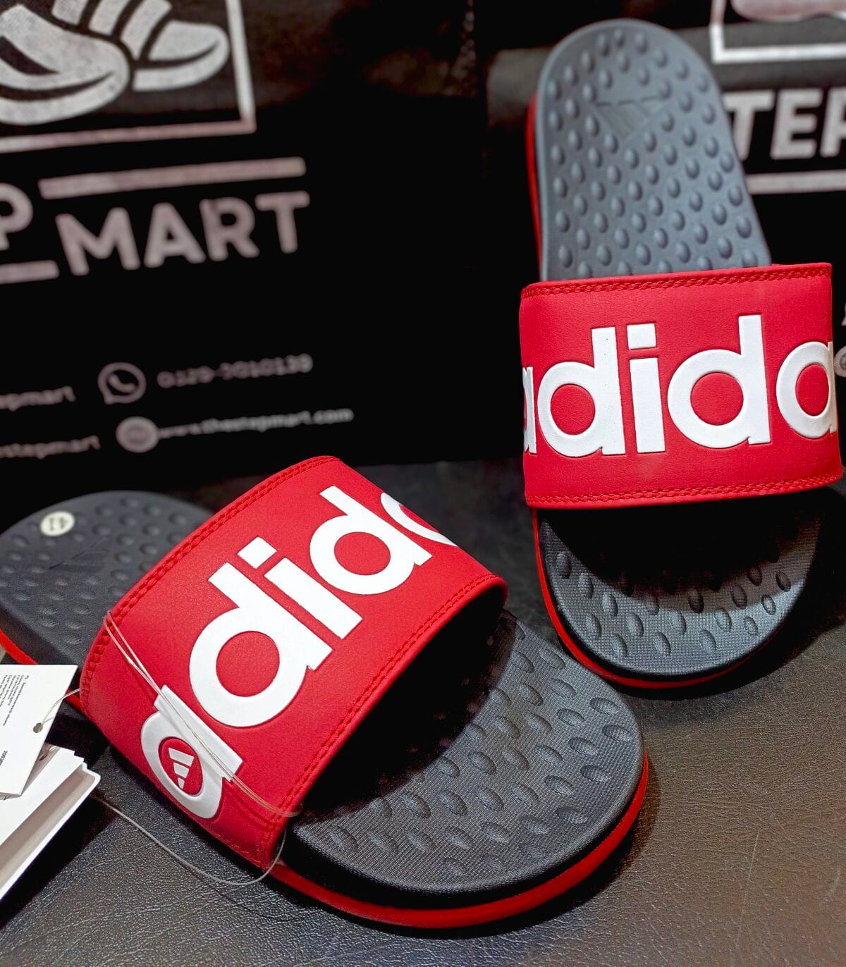 AD PureWalk Red Slides