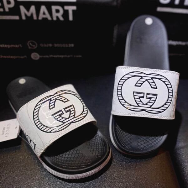 Gucci Comfortable White Slides