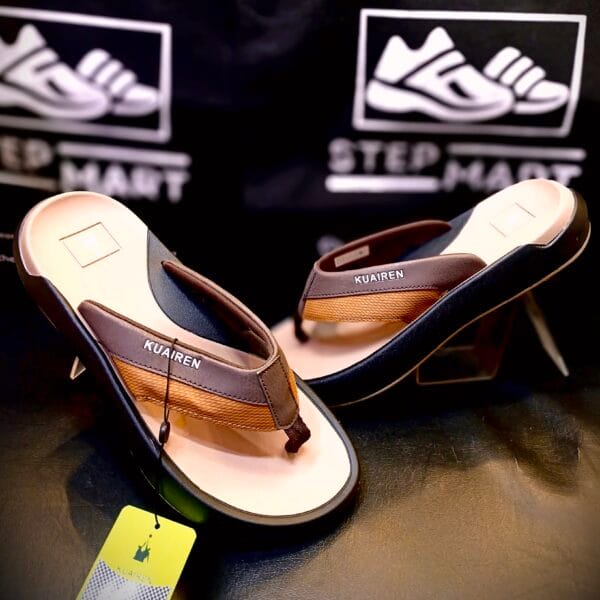 Kuairen Comfort Cushion Brown Slippers