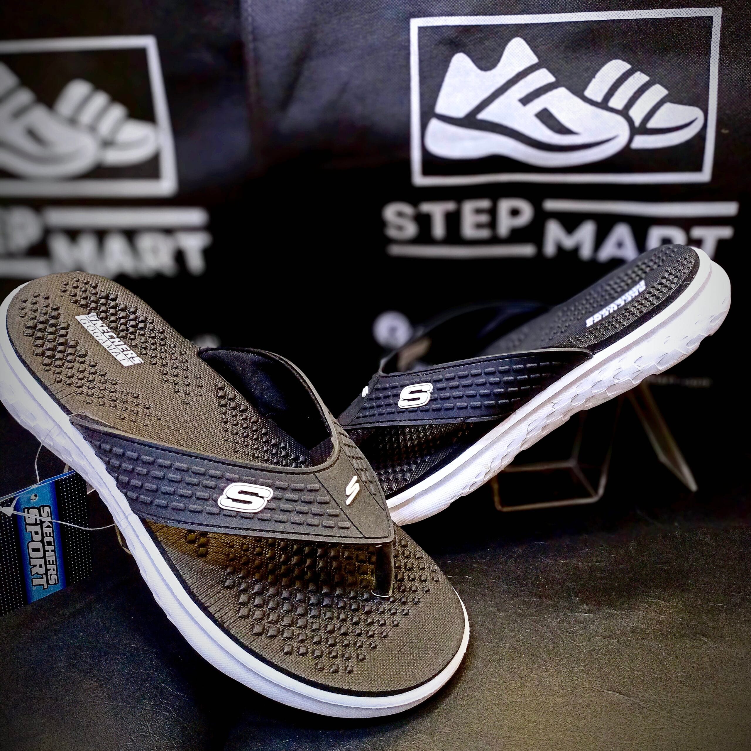 Skechers Goga Mat Cushion Black Slippers