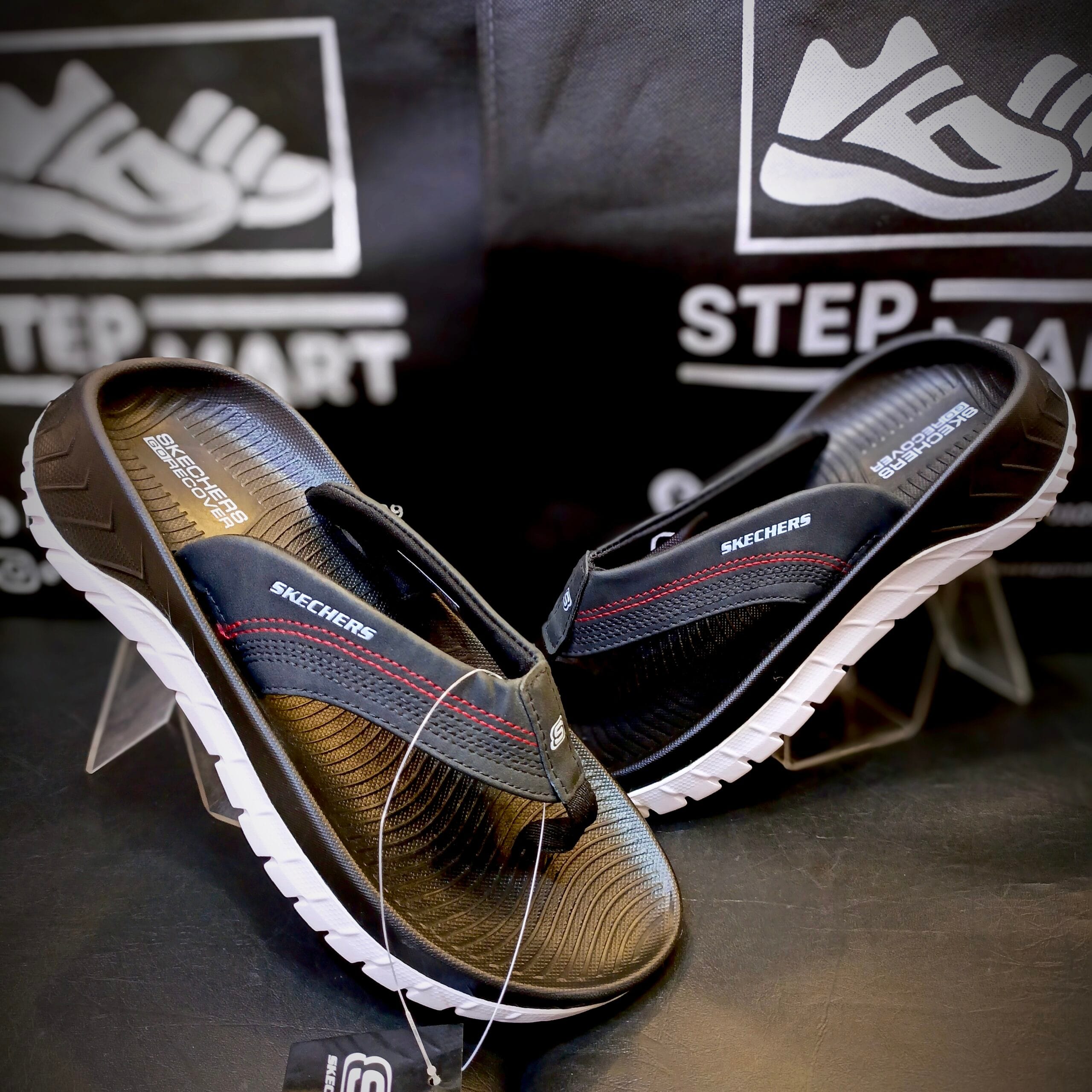 Skechers Go Recovery Cushion Black Slippers