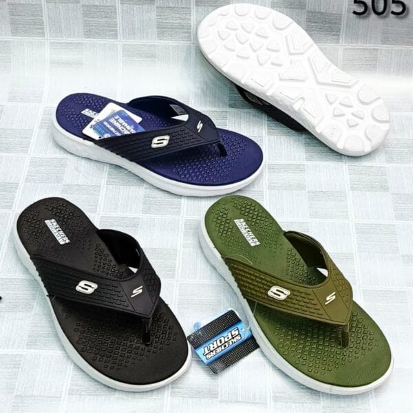 Skechers Goga Mat Cushion Black Slippers