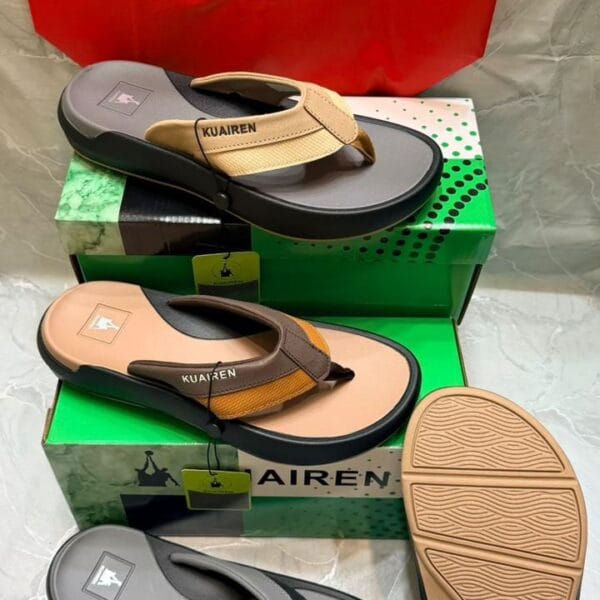 Alternative view of Kuairen Comfort Cushion Brown Slippers