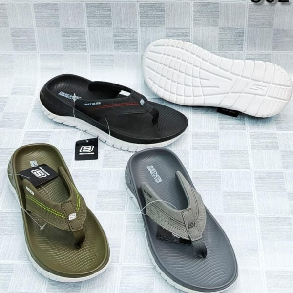 Skechers Go Recovery Cushion Black Slippers