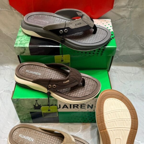 Alternative view of Kuairen Comfort Cushion DX-2 Brown Slippers