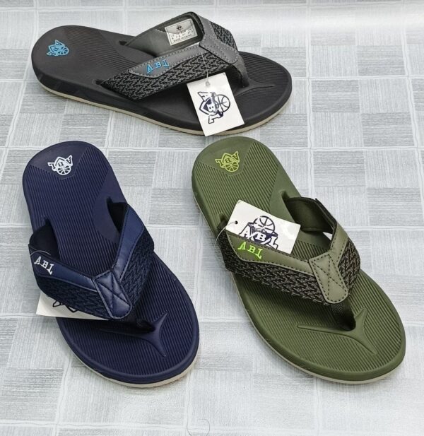 Alternative view of Casual Flip Flop Slippers for Men – Blue