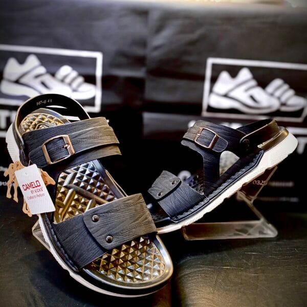 Camelo Everyday Comfort Sandals - Black