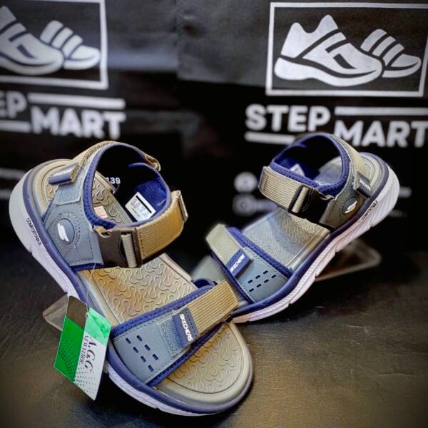 Kito Sandals for Men – |2512-White-Blue| Comfortable & Durable