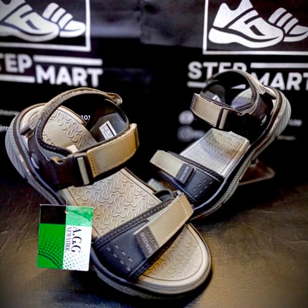 Kito Sandals for Men – |2512-Black-Gray| Comfortable & Durable