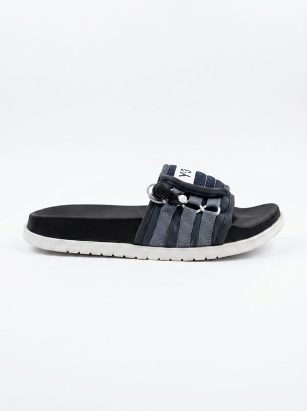 Gray Quilted Pocket Slides