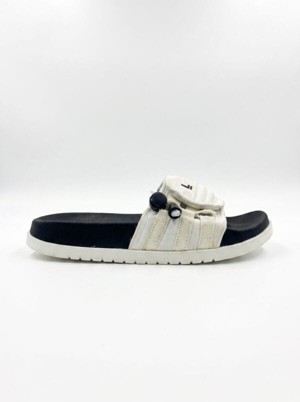 White Quilted Pocket Slides