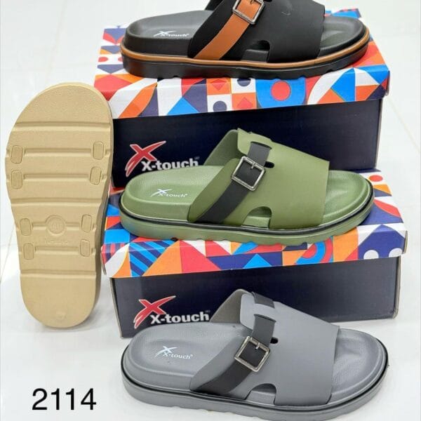 Alternative view of XTouch Comfort Slides XT-2114 – Black