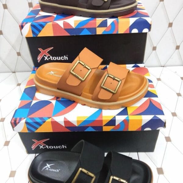 Alternative view of XTouch Comfort Slides XT-2101 – Black